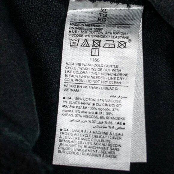 NEW Old Navy Maternity Pixie Wide Leg Pants Women XL Black Full Panel - Picture 10 of 10